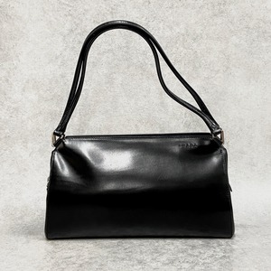 PRADA プラダ レザー ハンドバッグ ワンショルダー ブラック 7173-202205