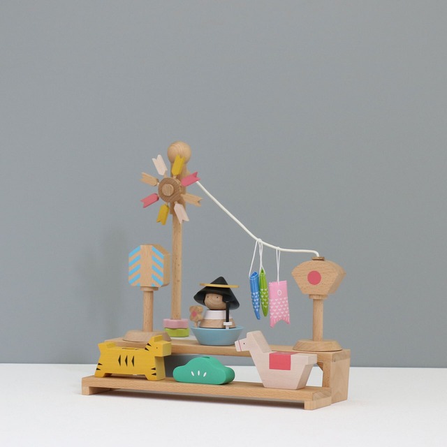 Puca プーカ 【プーカのたんたんご】 積木｜木製｜五月人形｜鯉のぼり｜こいのぼり