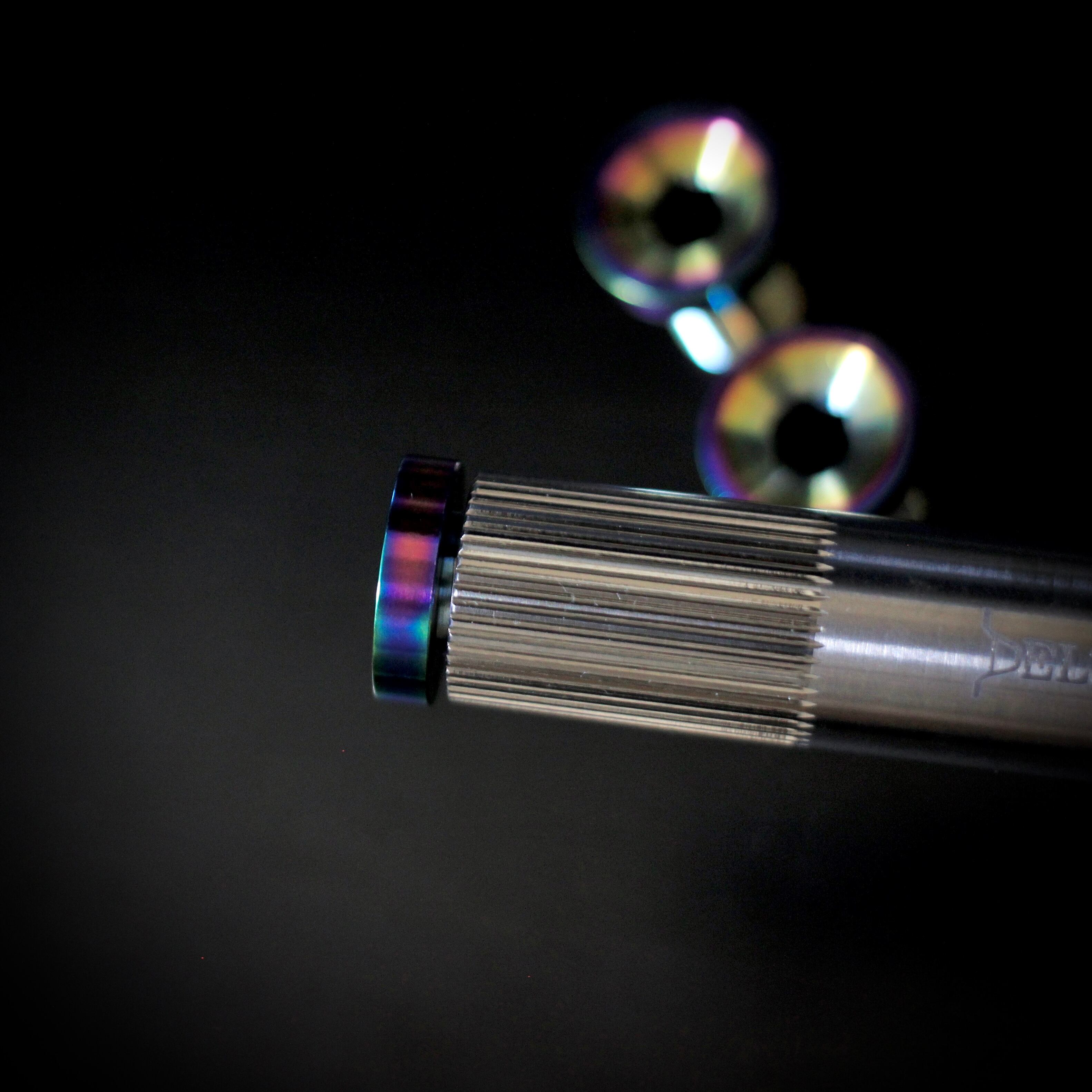 DELTΔ TITANIUM CRANK SPINDLE (22MM) | ÐELTΔ