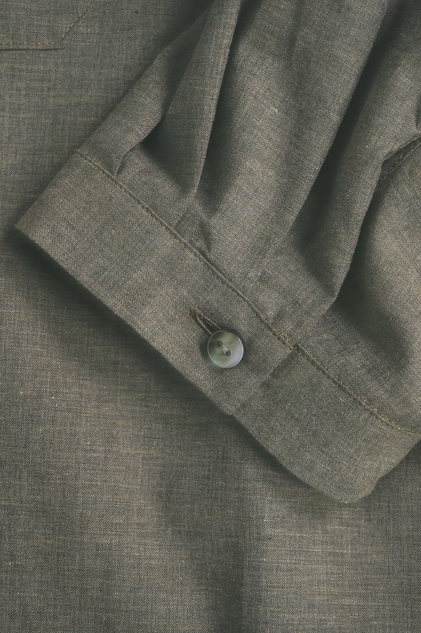 OG Co. Li. Chambray Open Collar Shirt