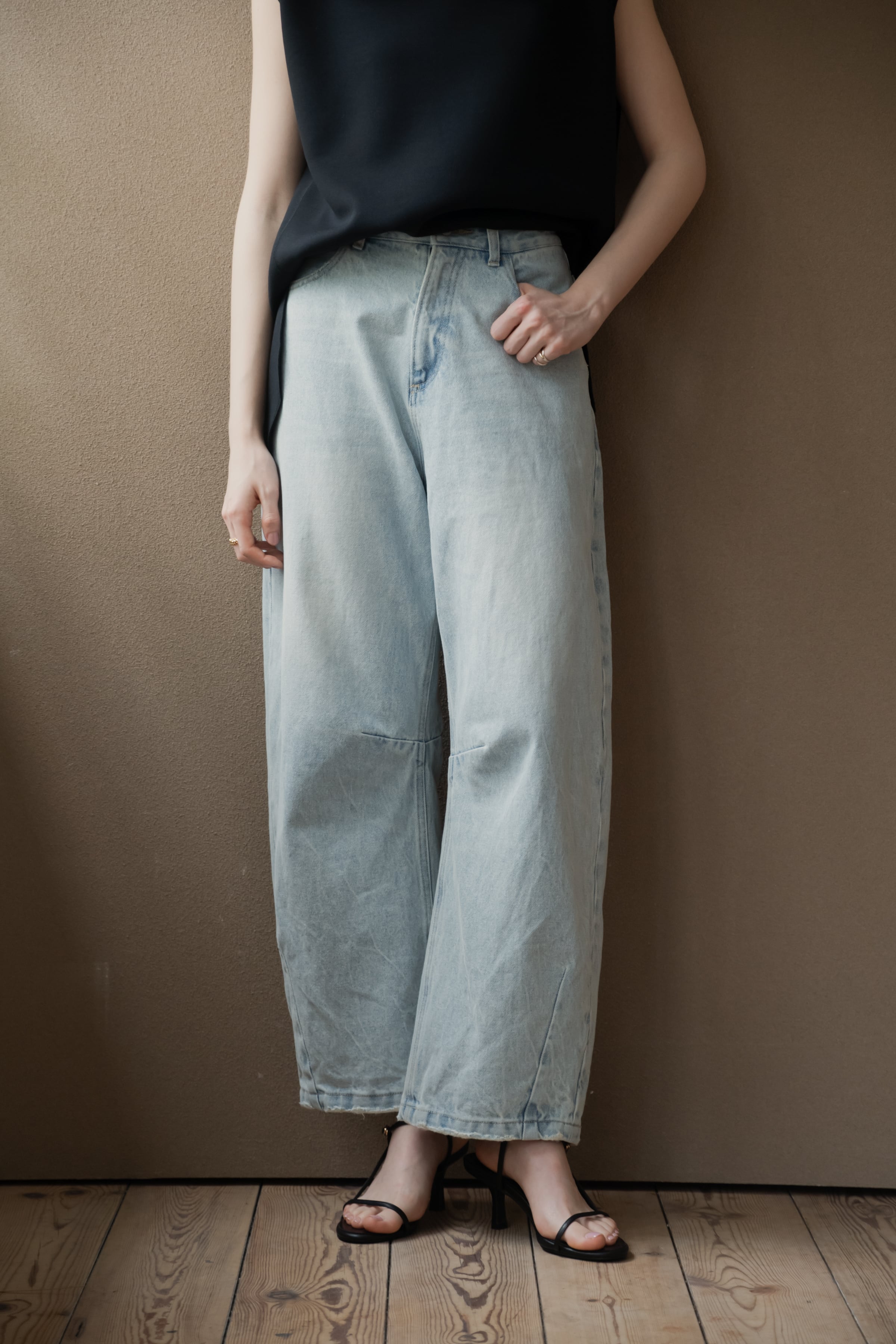 curve denim【通常販売】3〜7日営業日 | pois
