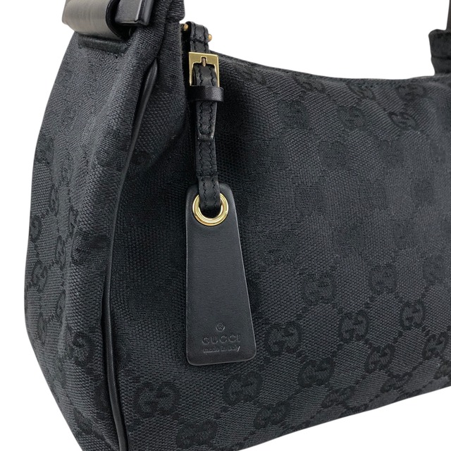 GUCCI グッチ ショルダーバッグ ブラック GGキャンバス キャンバス vintage ヴィンテージ オールド xi6jhz