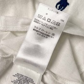 POLO RALPH LAUREN ポロ ラルフローレン Vネック 半袖 Tシャツ S(160/84A) /ホワイト メンズ
