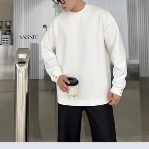 袖2スナップロングTシャツ　1215