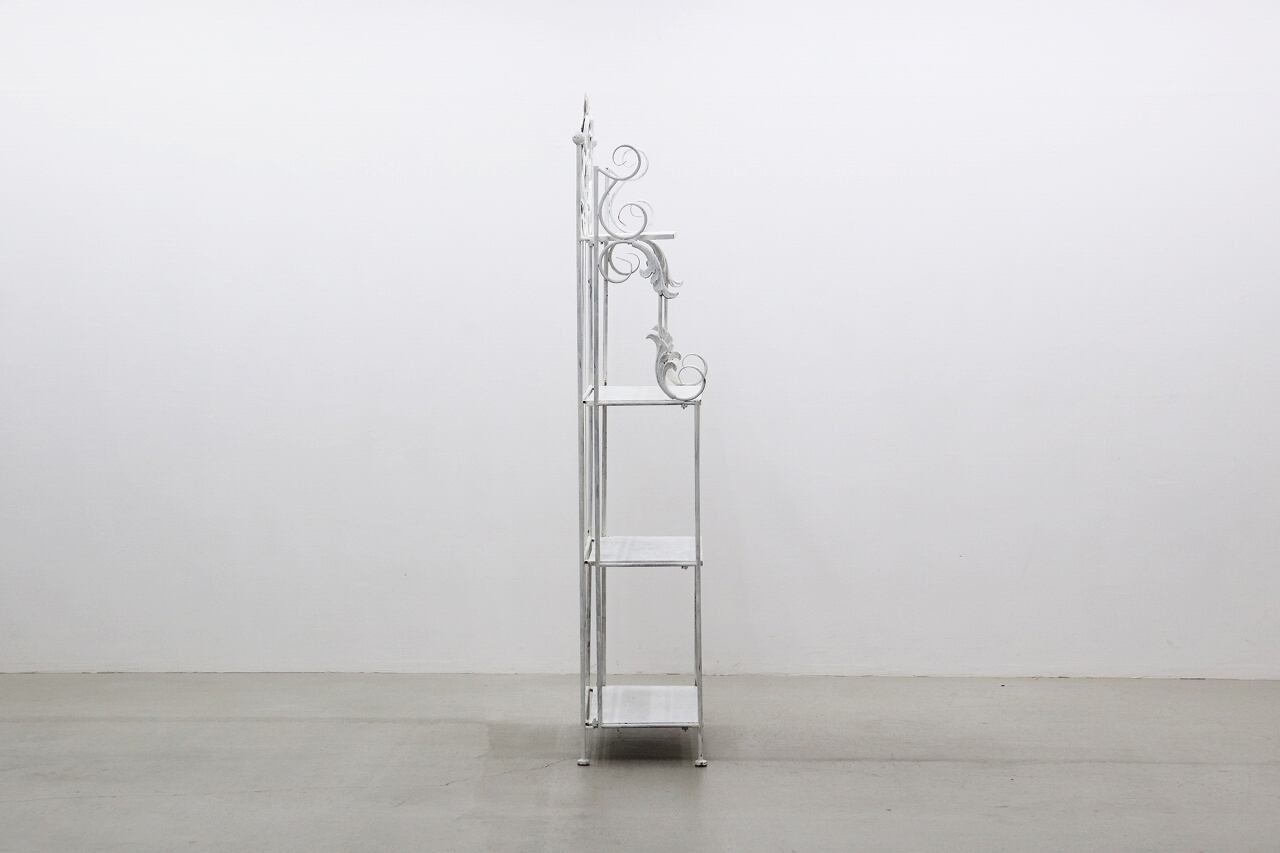 沼津店】クラシカル アイアン 折り畳み シェルフ 飾り棚 本棚 ラック