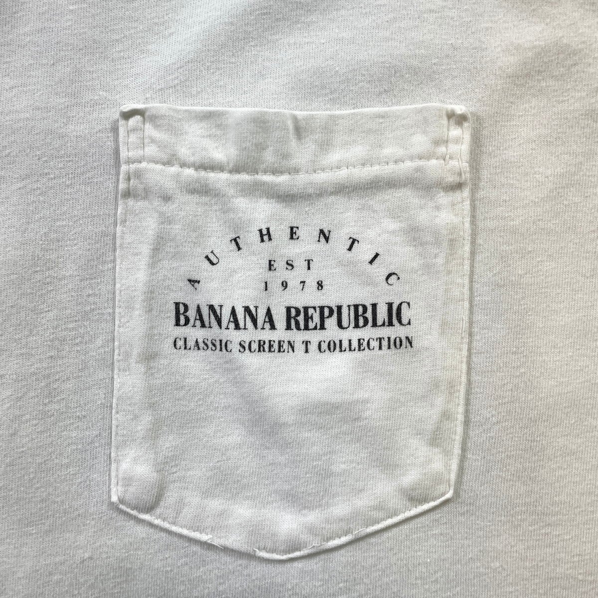 90年代 BANANA REPUBLIC バナナリパブリック 世界地図 プリントTシャツ