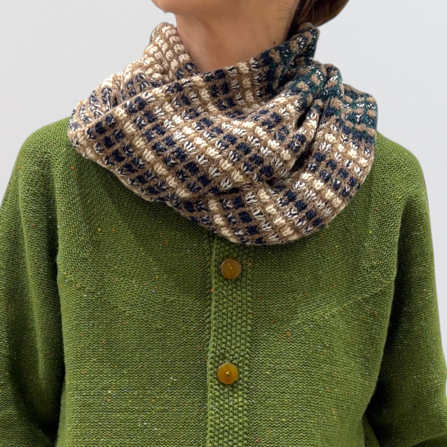 KITTA スヌード nume ドットジャガードニットスヌード | CoCo Cuore