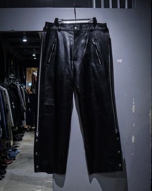 【add (C) vintage】Zip Gimmick Vintage Leather Biker Pants