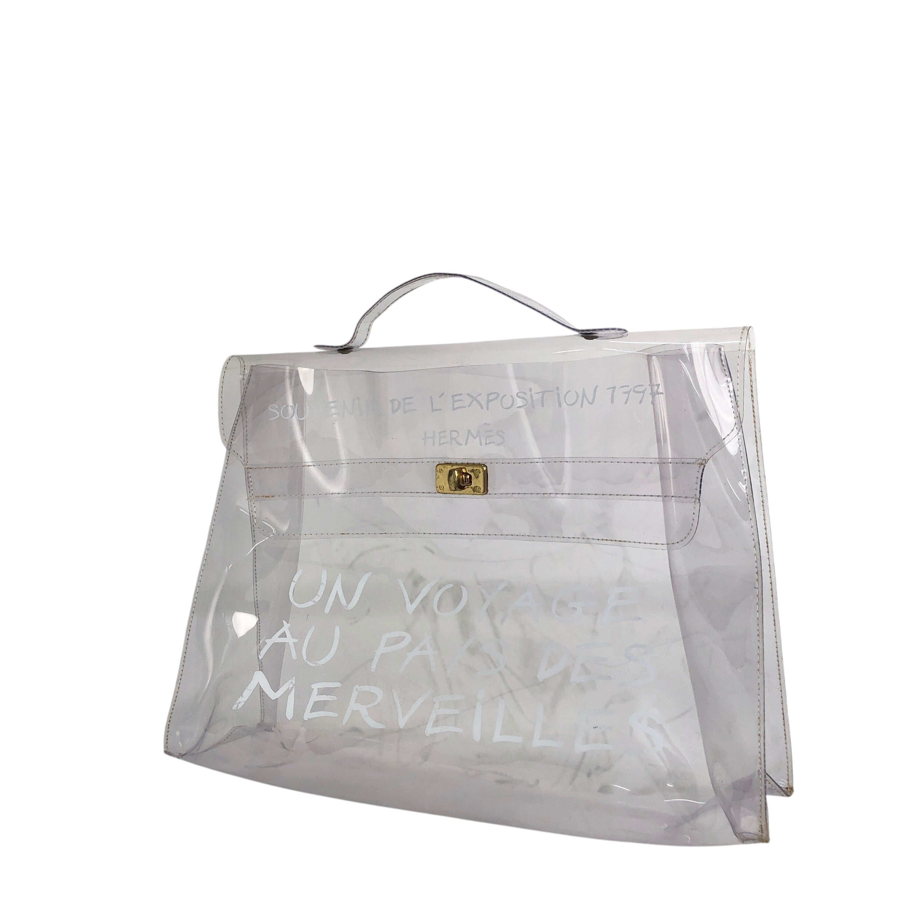 日本直送 名牌中古包 】HERMES エルメス ハンドバッグ クリア ケリー