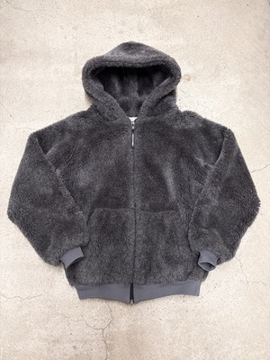 00s balanceweardesign/Boa zip Hoodie/M/ボアジップフ－ディ－/パ－カ－/グレ－/フリ－ス/BAL/バランスウェアデザイン