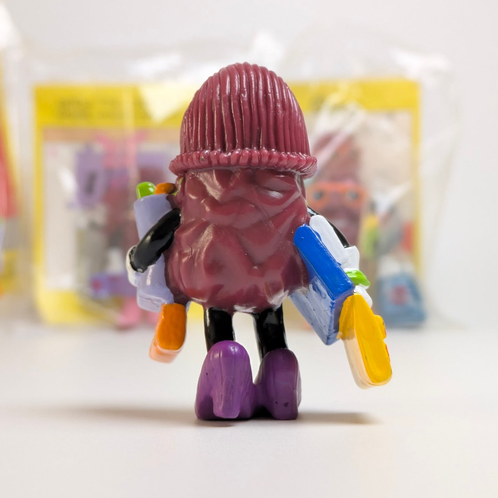 ☆ VINTAGE 1991 ☆ 【California Raisins（カリフォルニアレーズン）】『 Anita Break / Hardee's / CARD無し 』  PVC フィギュア ビンテージトイ 〚アメリカン雑貨 アメトイ〛