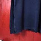 POLO RALPH LAUREN ハーフジップスウェット ネイビー 白ポニー S