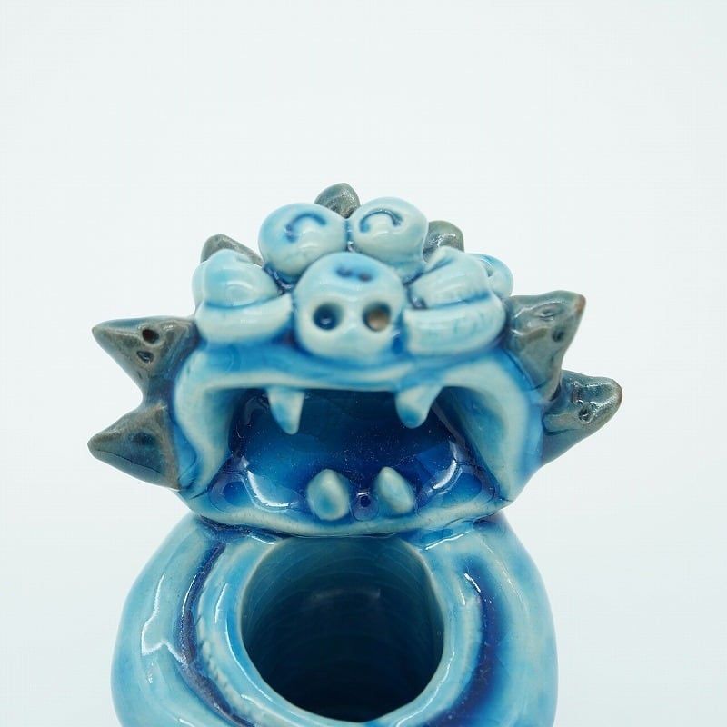 シーサーようじ立て 【玉城焼】 | 沖縄の工芸品 うぃーりきさん