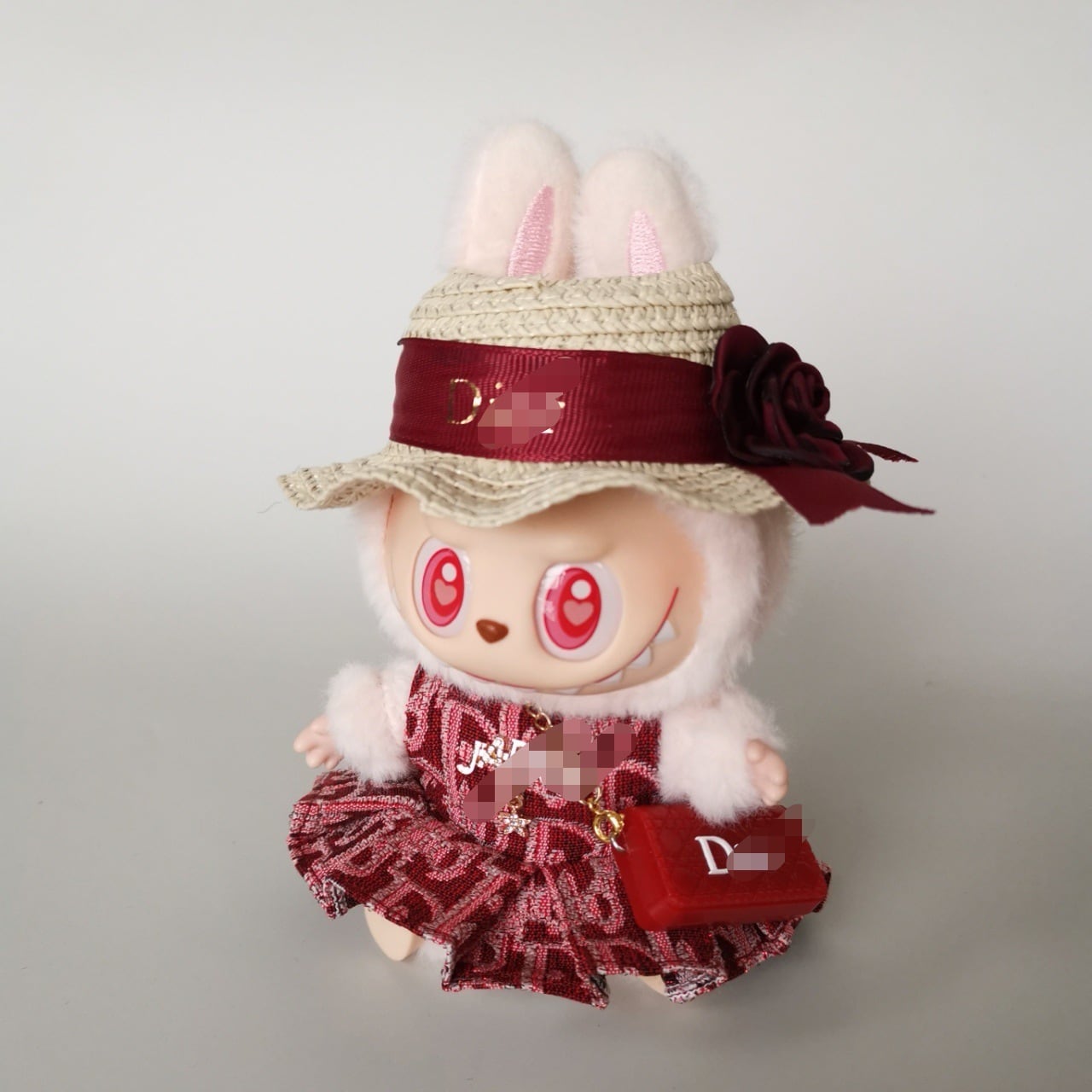 ゆん様　はぴぬい　ぬい服　ピンクコーデ　郵便屋さんコーデ 正規通販 正規品 ゆん様 はぴぬい ぬい服 ピンクコーデ 郵便屋さん