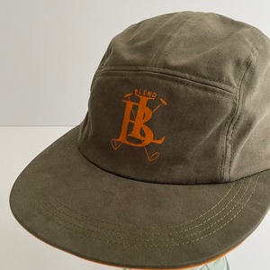 -NEW- BLENDSTORE BL LOGO 5PANEL CAP -OLIVE,ORANGE  [ONE SIZE]