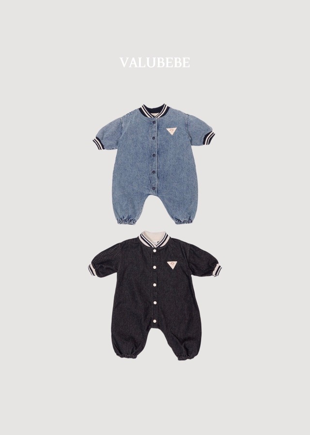 【取寄】valubebe|donkey denim jumpsuit|ドンキーデニムジャンプスーツ|6M-18M|baby|26 autumn