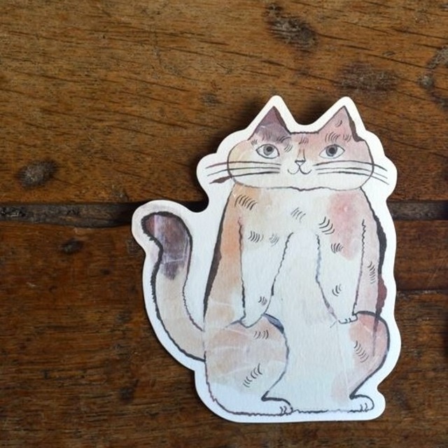 【トラネコボンボン】猫ちゃん切り抜きカード「C」