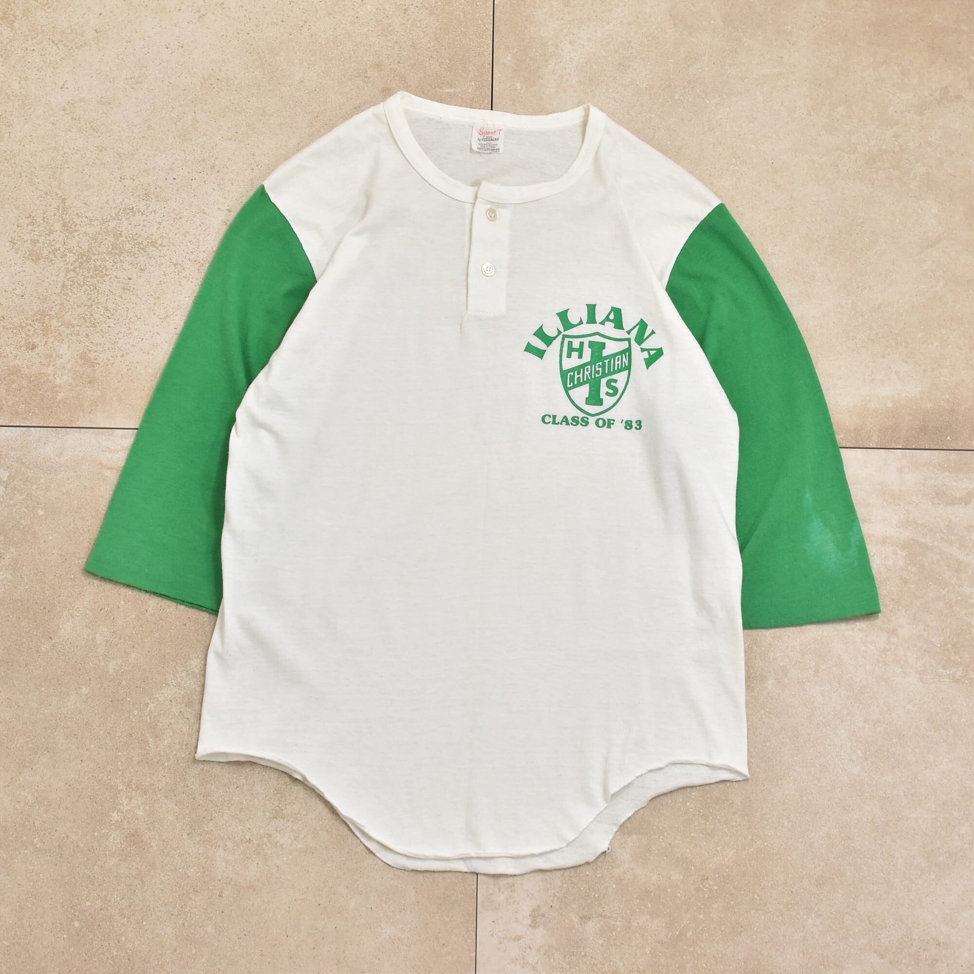 80s USA製 Stedman body tow face Tee L 80s USA STEDMAN baseball T-shirt | 古着屋 grin days memory 【公式