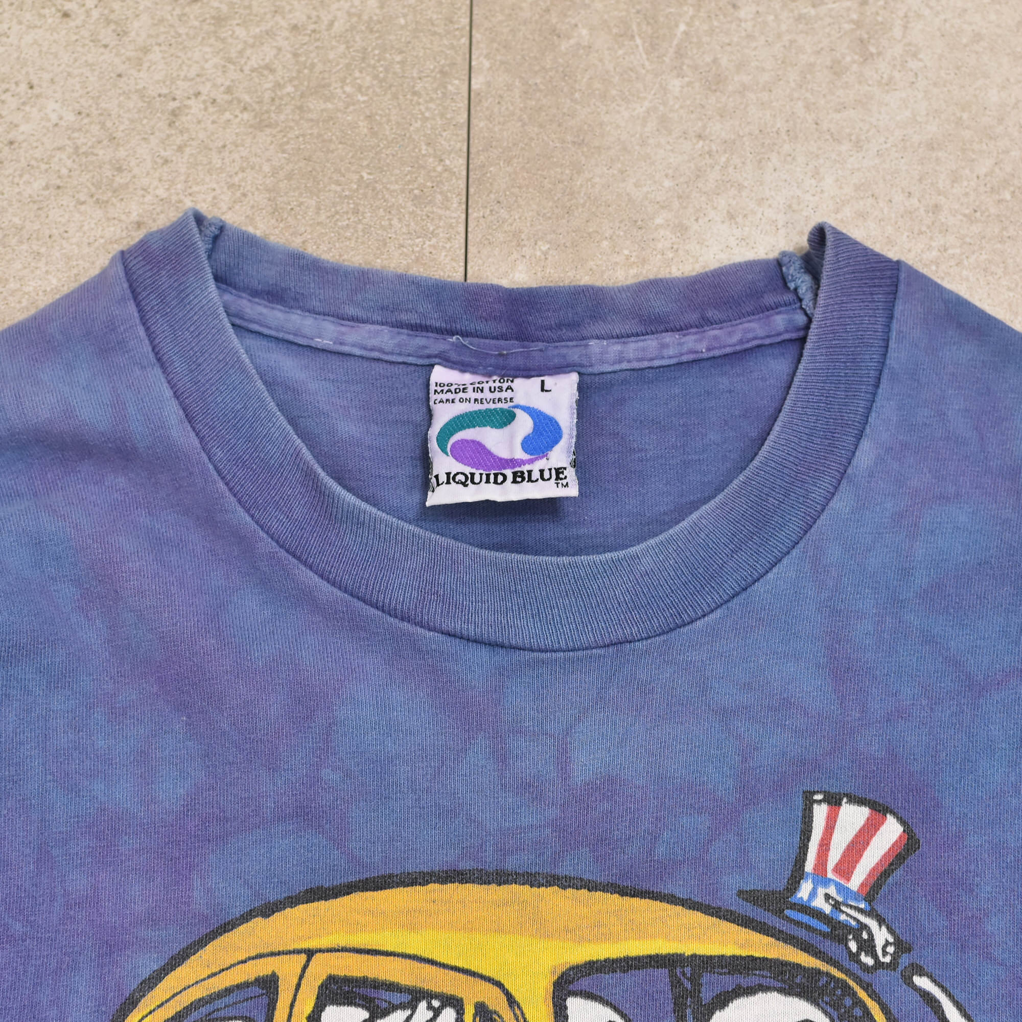 90s USA LIQUID BLUE GRATEFUL DEAD T-shirt | 古着屋 grin days