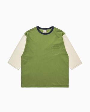 [Khakis] Faded Club Tee Green 正規品 韓国ブランド 韓国ファッション 韓国代行 カーキス 日本 店舗 (Khakis)