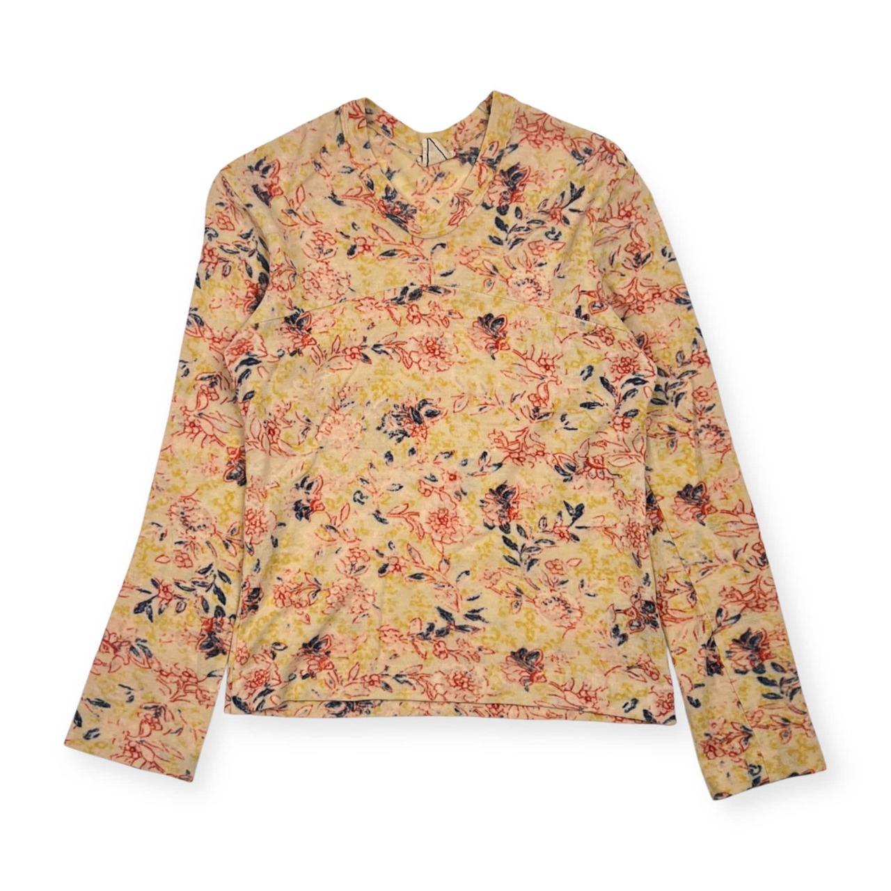 45RPM フォーティーファイブアールピーエム 花柄 総柄 Vネック 長袖シャツ カットソー /マルチ レディース