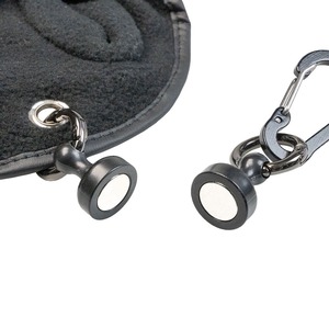 BushCraft (ブッシュクラフト) クイック焚き火ミトン 片手で 簡単 着脱 アウトドア キャンプ グローブ 耐熱 本革 バーベキュー 薪ストーブ BBQ 焚き火台 火起こし