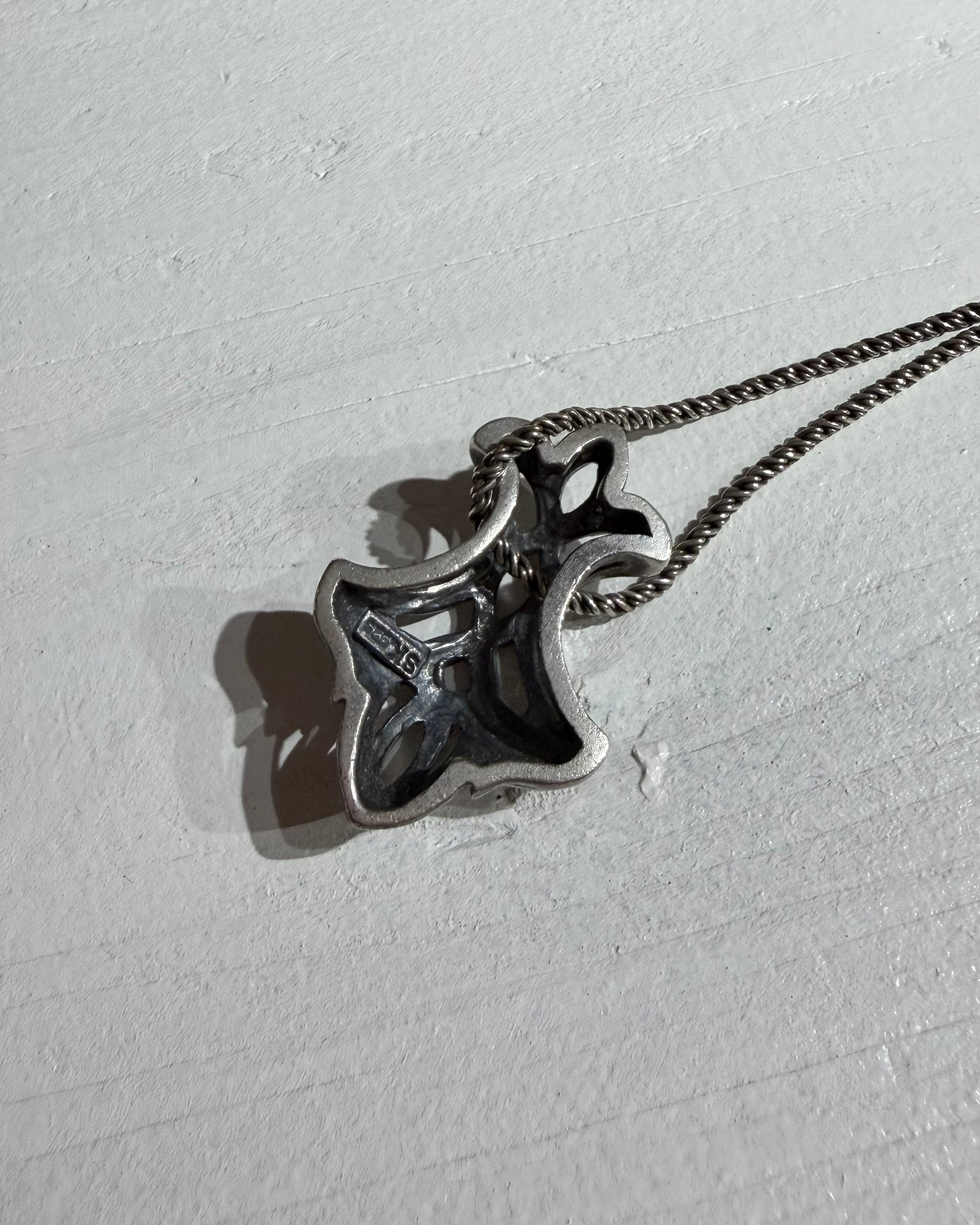 " Special - Silver 925 " Unknown Tribal motif Design vintage necklace