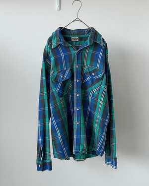 -Five Brother- Vintage 90s XL Flannel Check Shirt