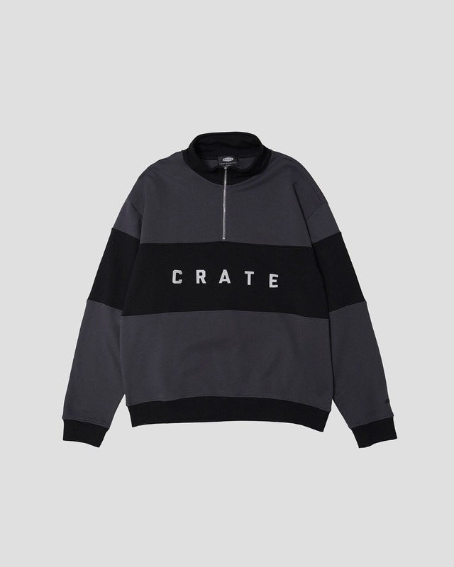 Wordline French Terry Quarter Zip YELLOW