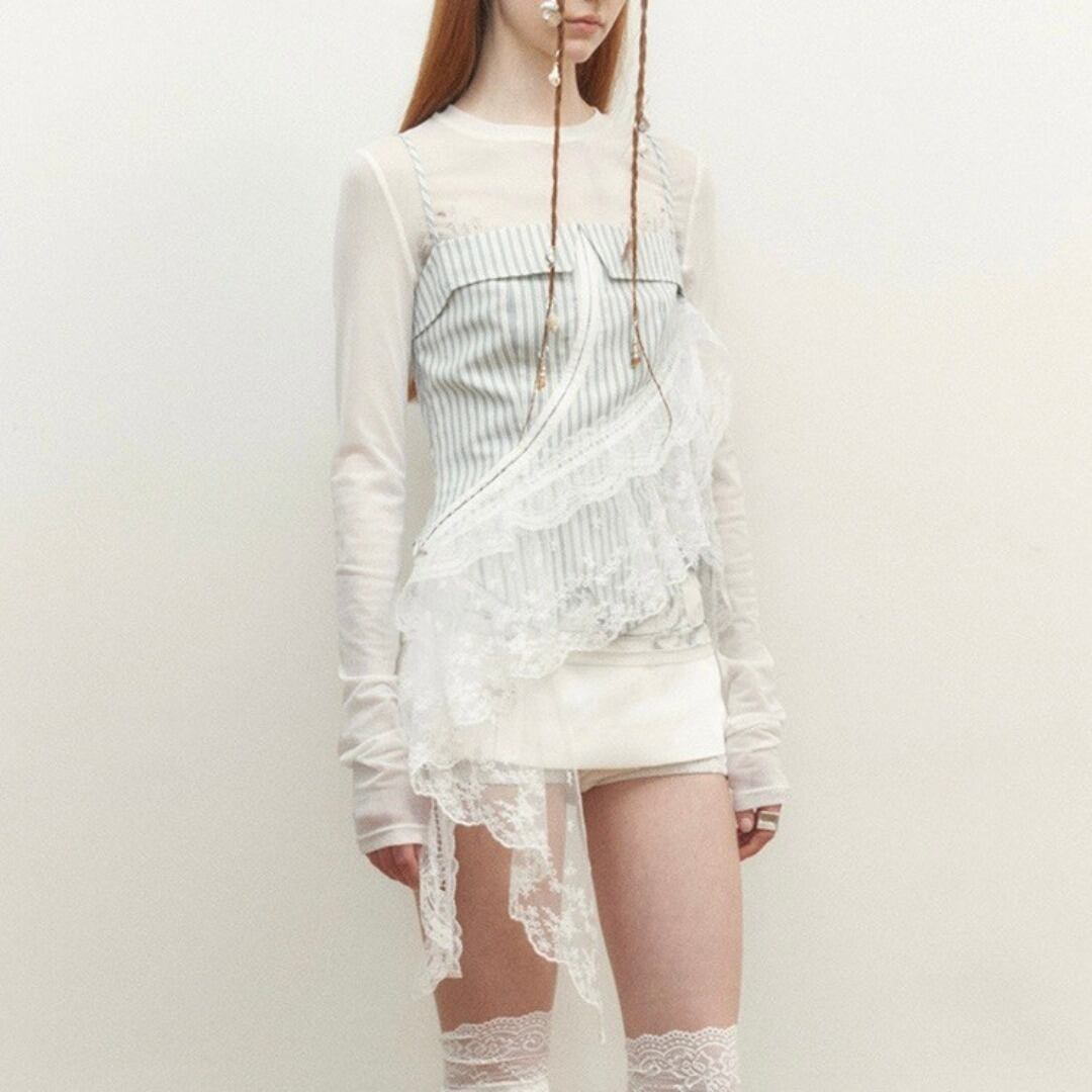 Nodress No Cry ミニ Tシャツ ショート丈 グレー ノードレス | Uturi