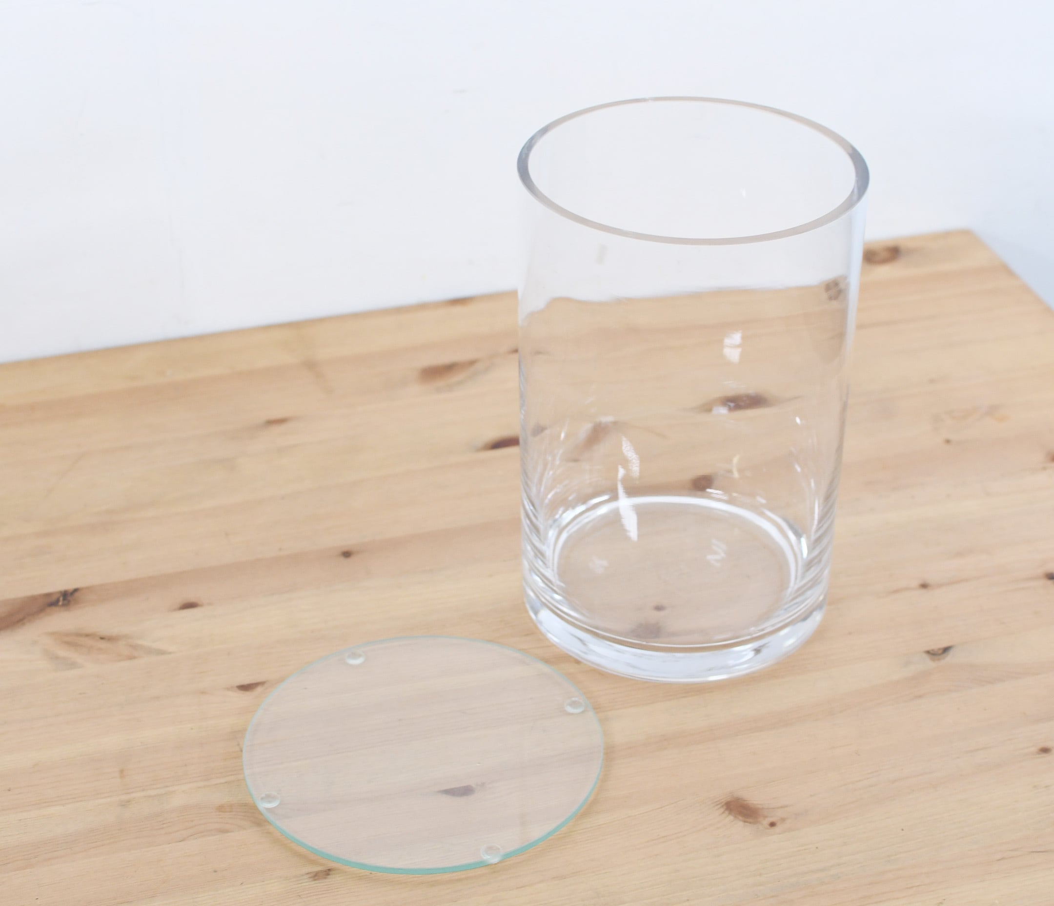 ガラス容器】円柱ベース150（直径150xh225mm）◇高さのある