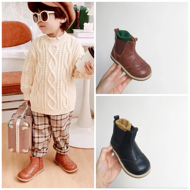 13.5-18 Vintage leather-boots