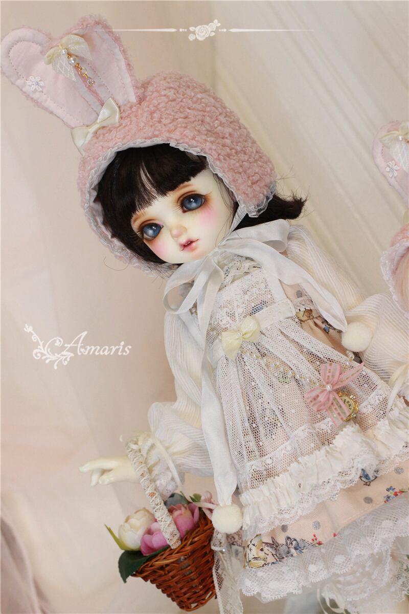 4分/MSD/MDDサイズ ドール用 うさぎ ドレスセット