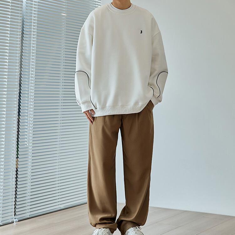 ★CASUAL ROUND NECK SWEATSHIRT　　　A0439