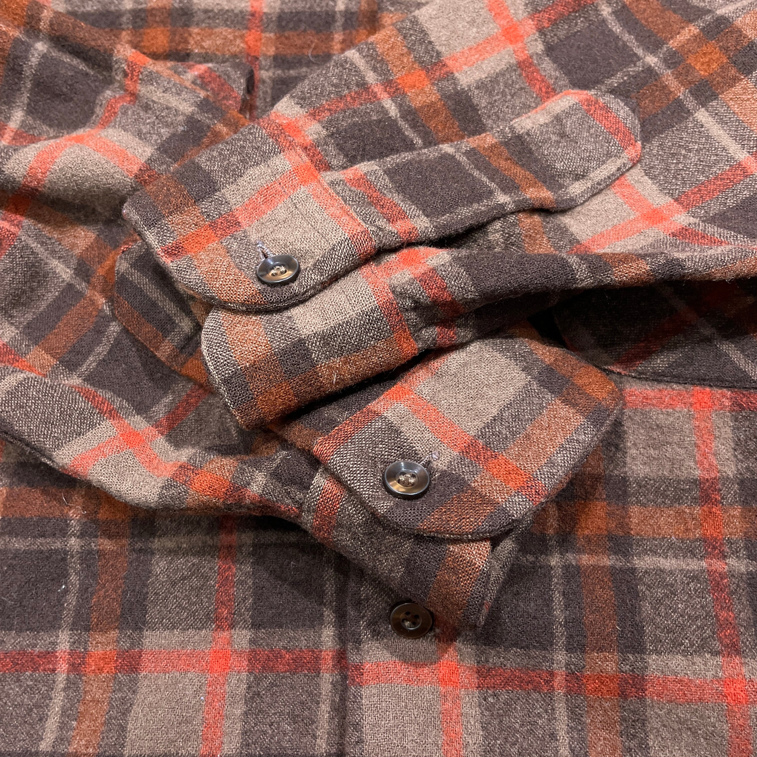 70s PENDLETON WooL Shirt 70年代 ペンドルトン ウールシャツ ブラウン