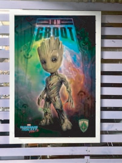 ガーディアンズ・オブ・ギャラクシー グルート MARVEL 輸入ポスター