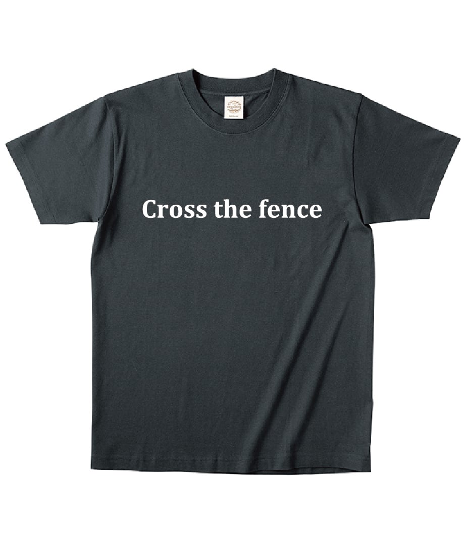 オーガニックコットン ロゴプリントTシャツ [Cross the fence]