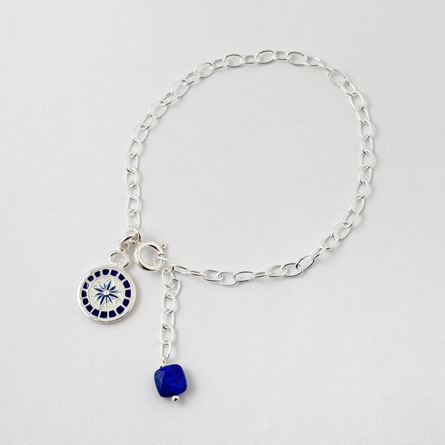 Lagoon Original ブルーコイン ラピスラズリ ブレスレット