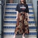 USA VINTAGE ANIMAL PATTERNED DESIGN LONG SKIRT/アメリカ古着アニマル柄デザインロングスカート