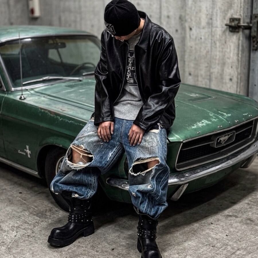 VETEMENTS】BIKER CROSS LOGO BEANIE | AYIN