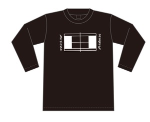 クラシックテニスコートロングTシャツ