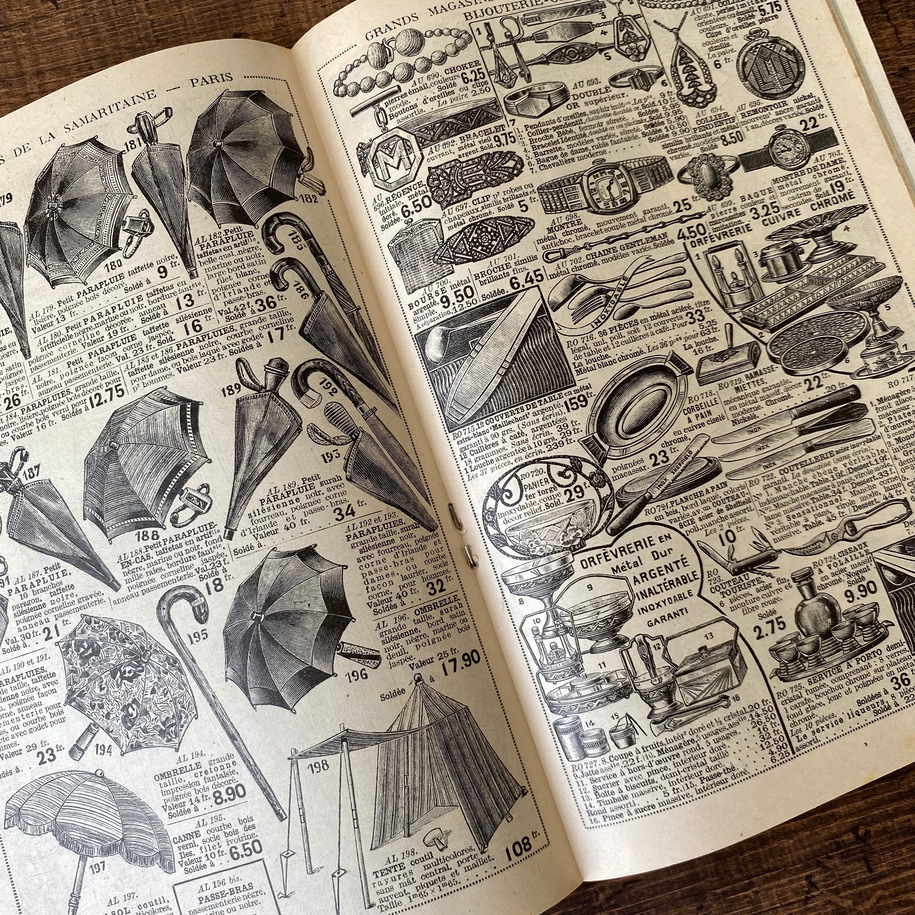 パリの百貨店 Samaritaine カタログ・フランスアンティーク / vp0243