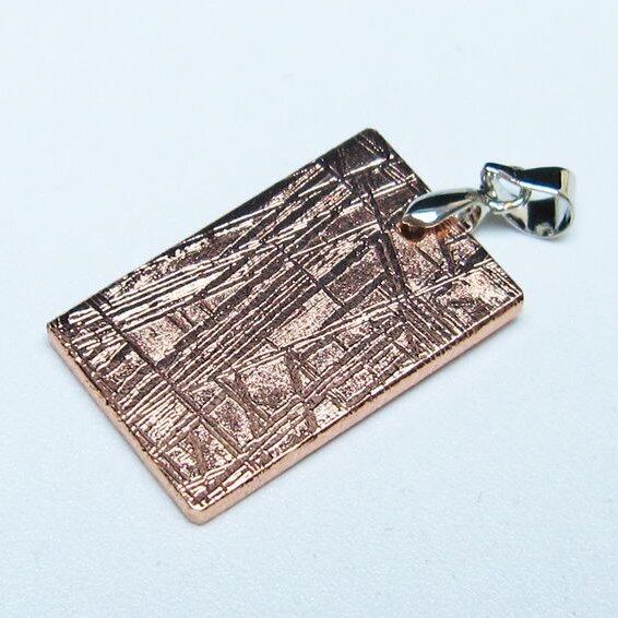 ギベオン ペンダント 隕石 メテオライト ピンクゴールド 一点物 おまかせ便 112-13517