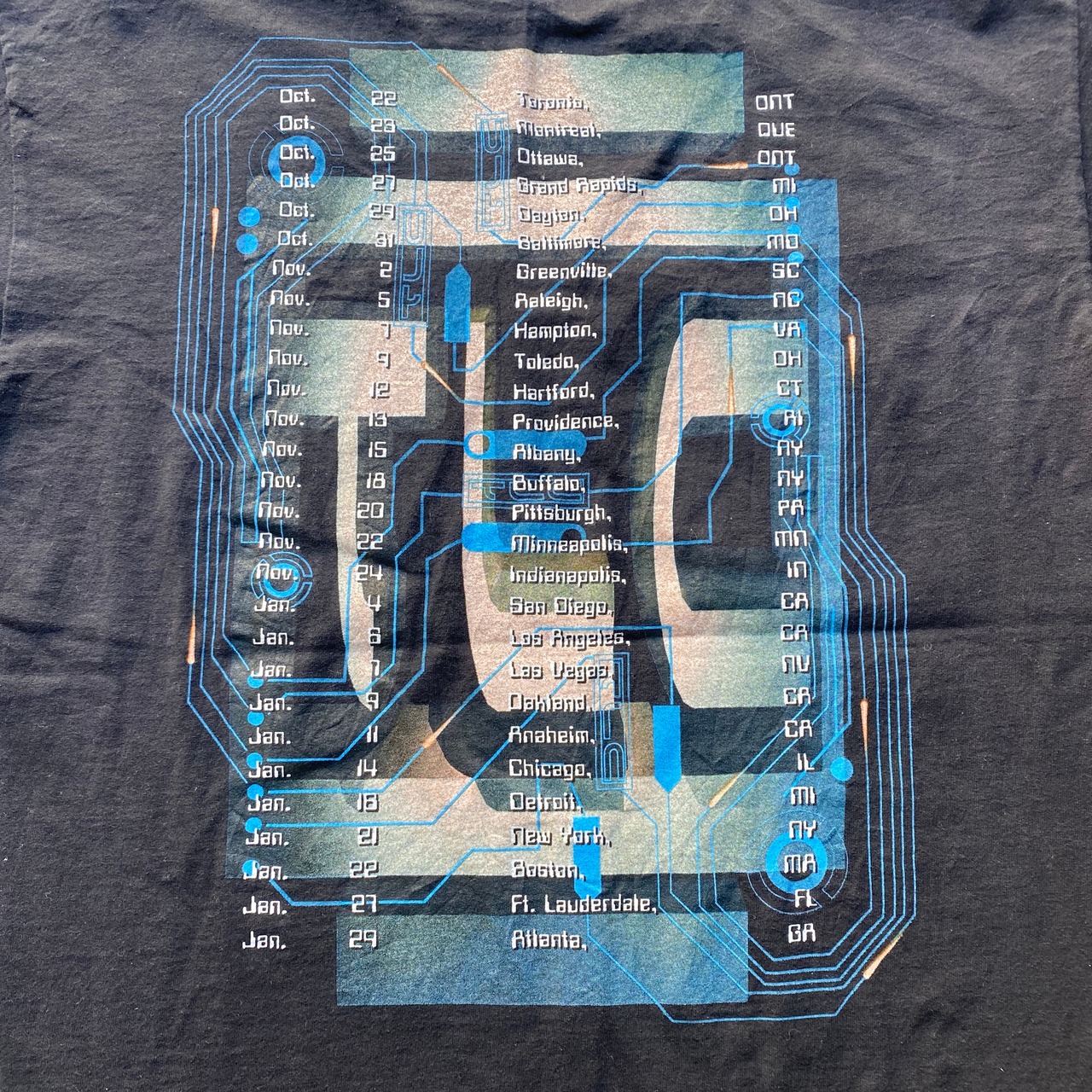 希少 90年代 TLC FAN MAIL WORLD TOUR 1999 ツアーTシャツ バンド 