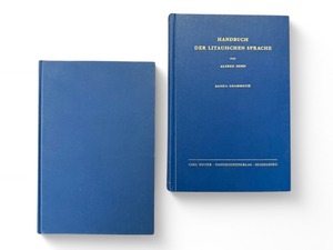 【SG093】Handbuch der litauischen Sprache in 2 volumes(1966,1957) / Alfred Senn