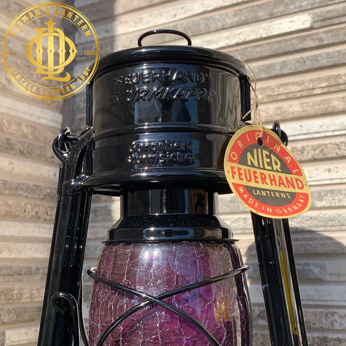 未使用 feuerhand 276 stk black purple crack glass | Oldman 未使用 feuerhand 276 stk black purple crack glass | Oldman