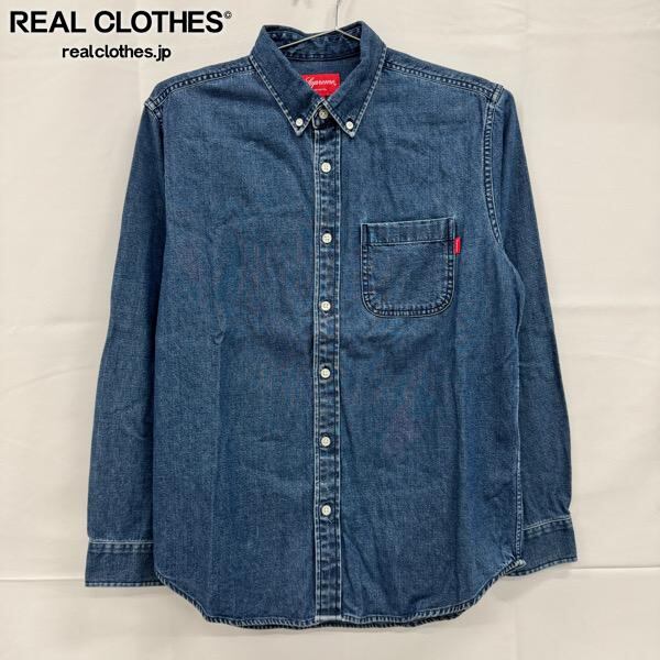 Supreme デニム 長袖シャツ L Supreme/シュプリーム Denim Shirt/デニム ボタンダウン 長袖