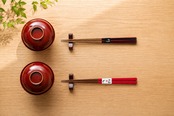 【食卓に彩りを】KOURAKUEN Chopsticks／漆塗り竹箸