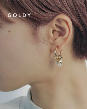 GOLDY/ゴールディ/アッセンブル スター チャーム イヤリング/アクセサリー/2240301【追跡可能メール便180円】