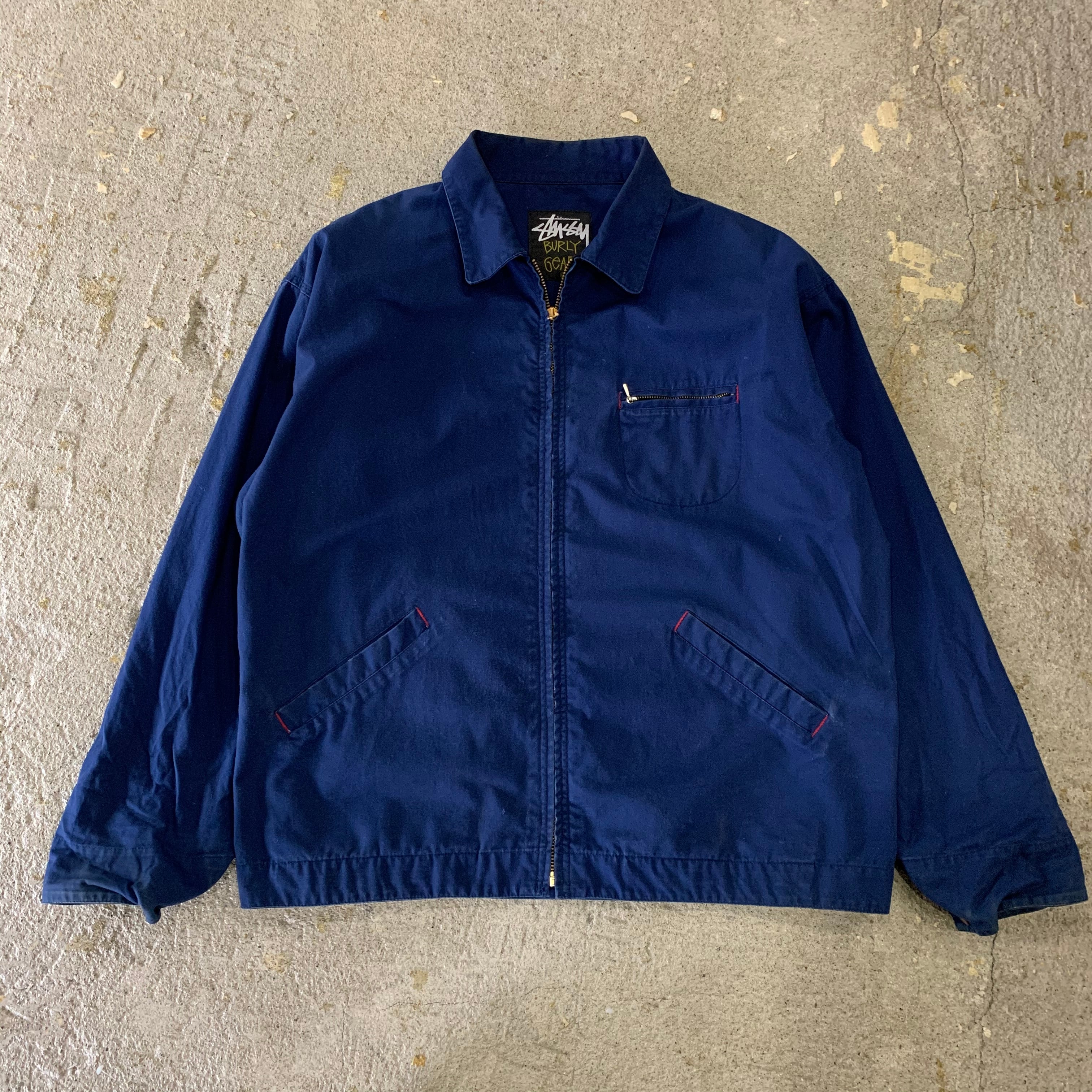 90s old stussy zip up jaket | What'z up